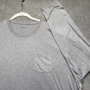 PONCHO Gray Long Sleeve Men's Tee
